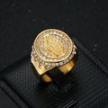 Bague catholique en acier inoxydable Vierge Marie