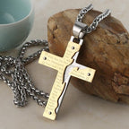 Jésus Crucifix Religion Croix Pendentif Collier