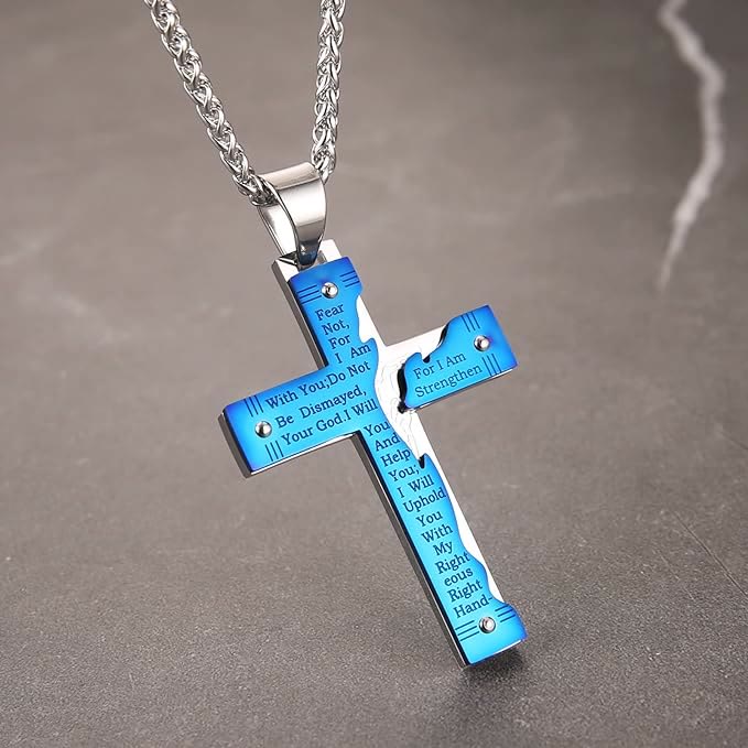 Jésus Crucifix Religion Croix Pendentif Collier