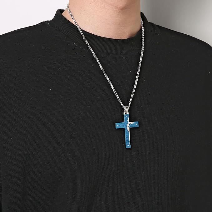 Jésus Crucifix Religion Croix Pendentif Collier