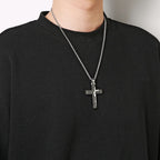 Jésus Crucifix Religion Croix Pendentif Collier