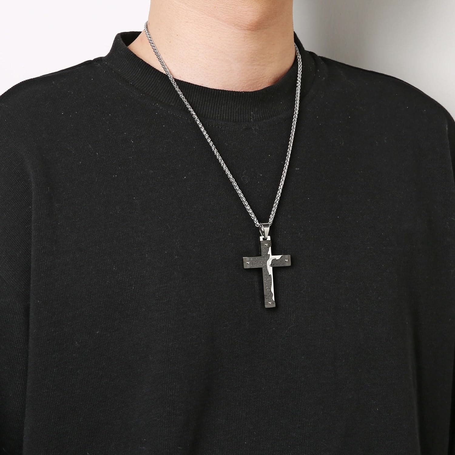 Jésus Crucifix Religion Croix Pendentif Collier