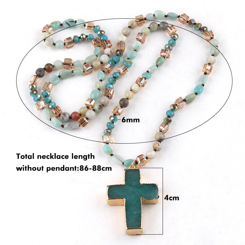 Pendentif Croix Catholique Collier Chrétien Bijoux Religieux