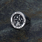 Anillo de Sello de San Cristóbal Protégenos