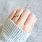Fe-Sobre-Miedo: Anillo Bíblico Minimalista de Cristo