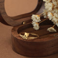 Bague minimaliste de foi chrétienne « I Love Jesus »