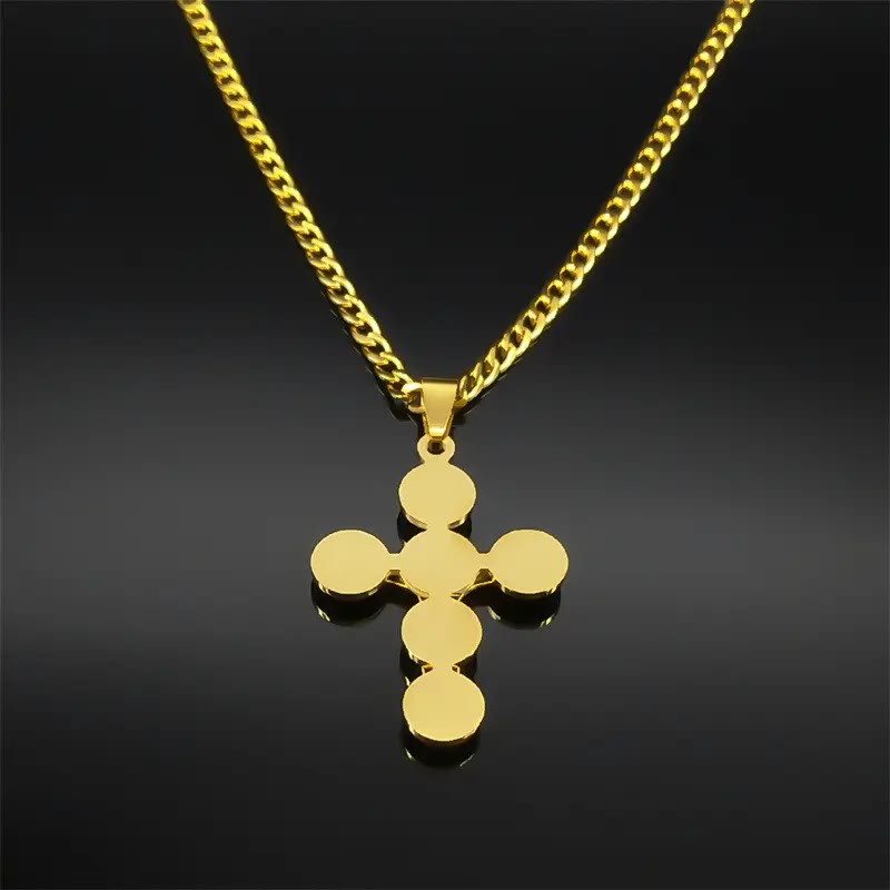 Collier pendentif Croix Médaille de Saint Benoît
