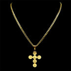 Collier pendentif Croix Médaille de Saint Benoît