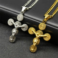 Collier pendentif Croix Médaille de Saint Benoît
