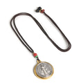 Clásico Collar Amuleto de Medalla de San Benito