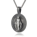 Collier Pendentif Médaille Miraculeuse Vierge Marie