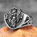 Bague Rétro Protection & Force Saint Michel Archange Gardien