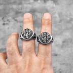 Bague Rétro Protection & Force Saint Michel Archange Gardien