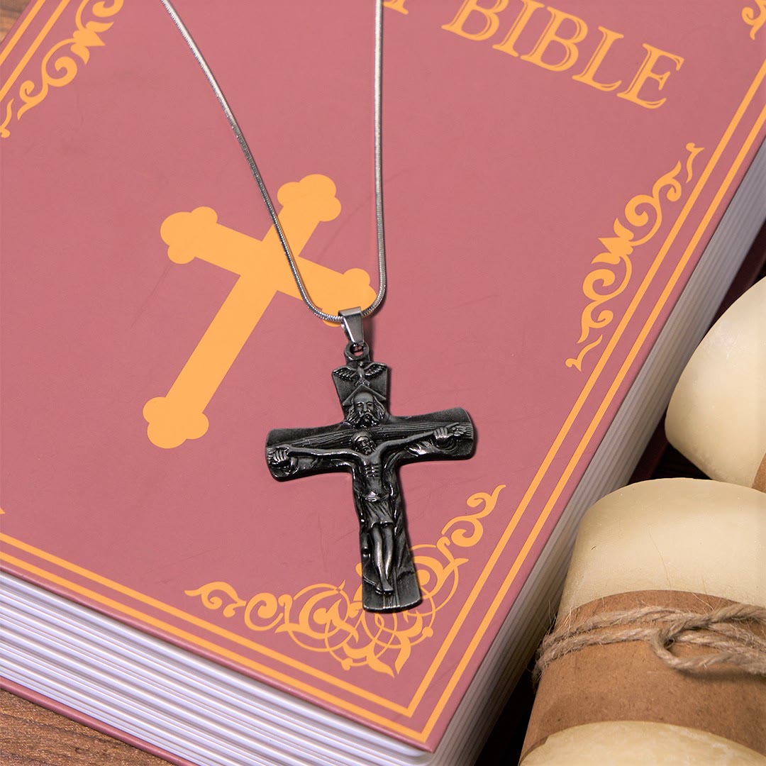 Pendentif Collier Croix Trinité Père & Fils & Saint-Esprit Style Classique