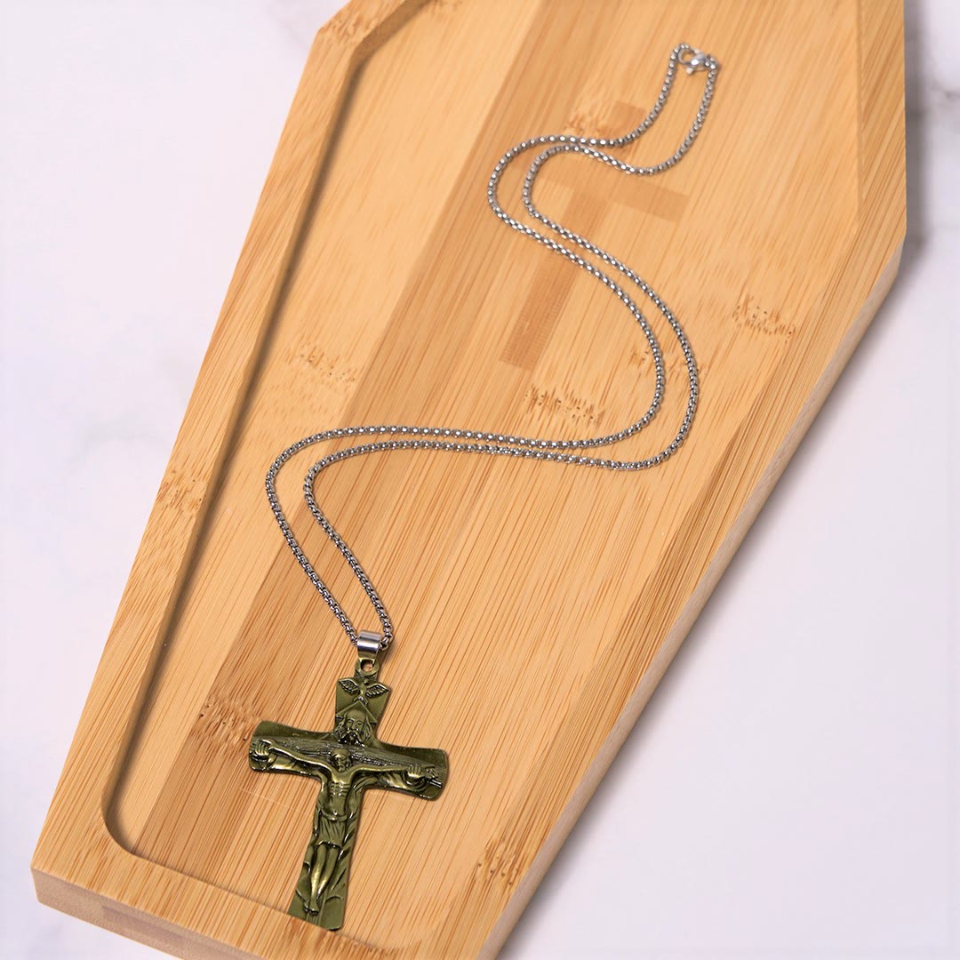 Pendentif Collier Croix Trinité Père & Fils & Saint-Esprit Style Classique