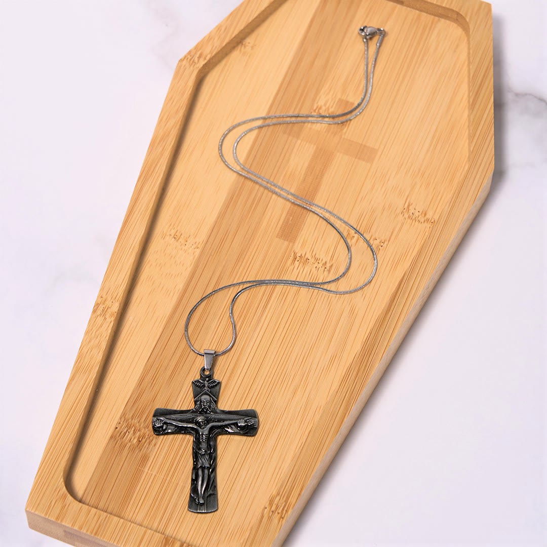 Pendentif Collier Croix Trinité Père & Fils & Saint-Esprit Style Classique