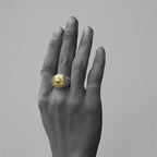 Bague de Bénédiction Sacrée Croix Étoile de Bethléem Style Classique