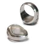 Bague de Bénédiction Sacrée Croix Étoile de Bethléem Style Classique