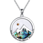 Collier pendentif classique "La foi de la taille d'un grain de moutarde déplace les montagnes"