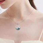 Collier pendentif classique "La foi de la taille d'un grain de moutarde déplace les montagnes"