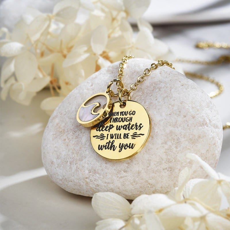 Collier pendentif graine de moutarde - Style classique