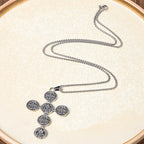 Collier pendentif Croix de Saint Benoît style rétro classique protection divine