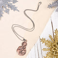 Collar Colgante Clásico con Símbolo de Fe de la Virgen y el Niño