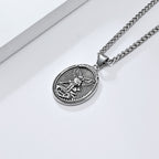 Collier avec pendentif classique Saint Michel Archange Éphésiens 6:10