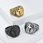 Bague robuste style minimaliste, foi divine