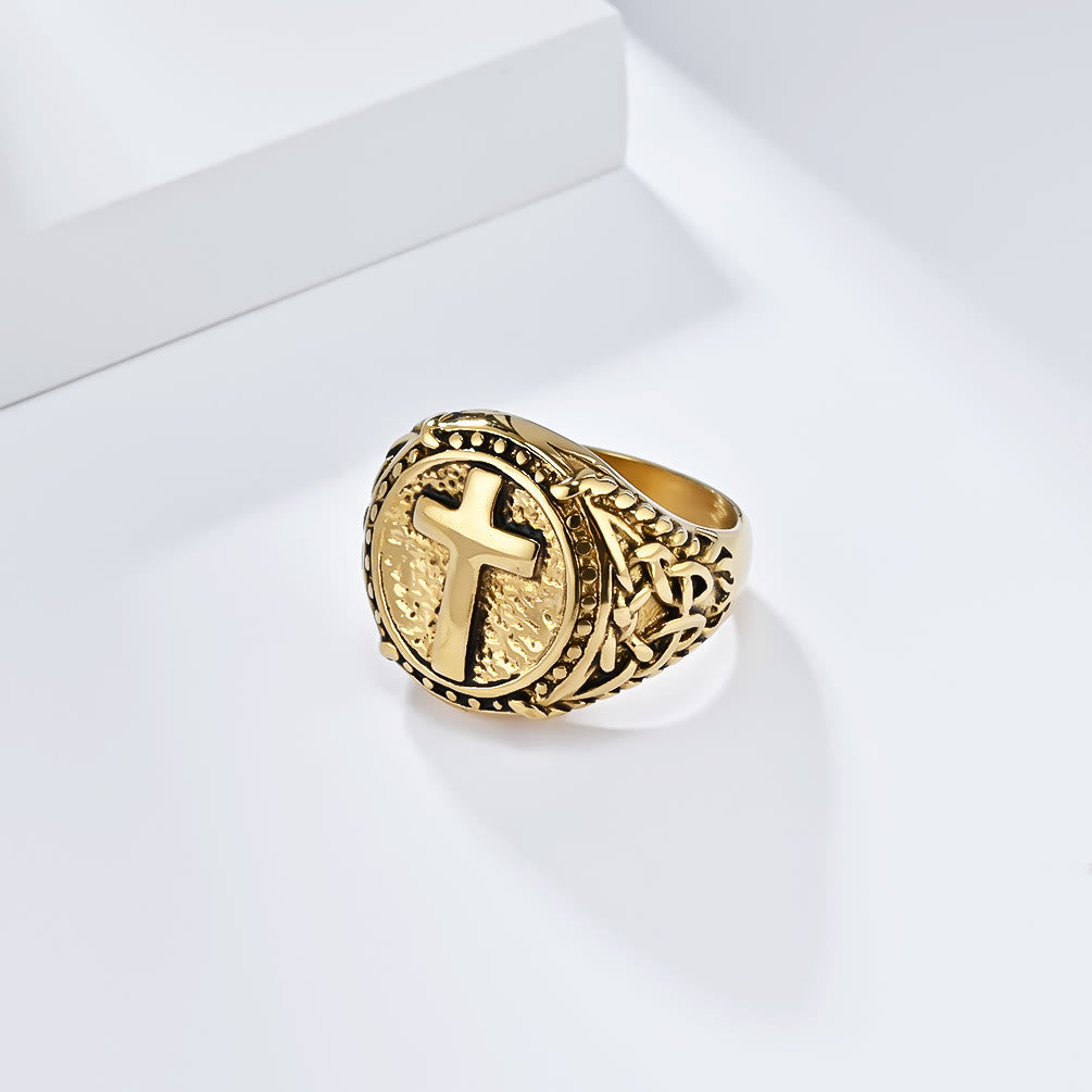 Bague robuste style minimaliste, foi divine