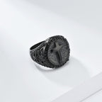 Bague robuste style minimaliste, foi divine