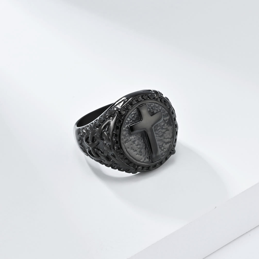 Bague robuste style minimaliste, foi divine