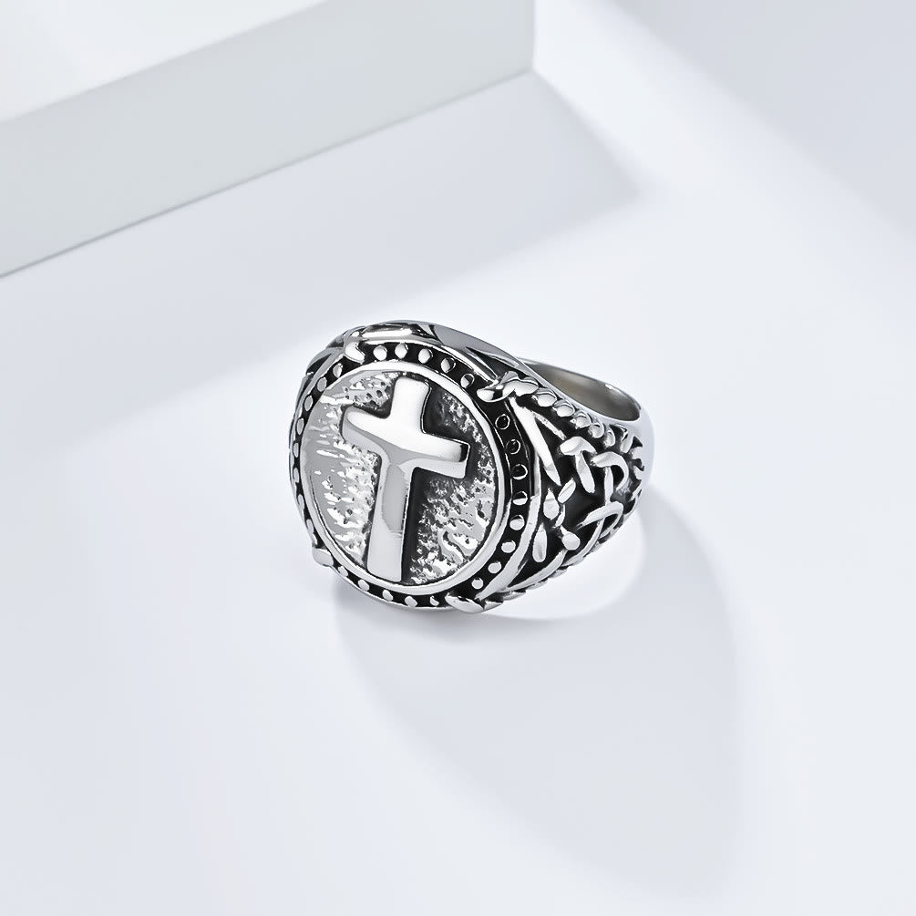Bague robuste style minimaliste, foi divine