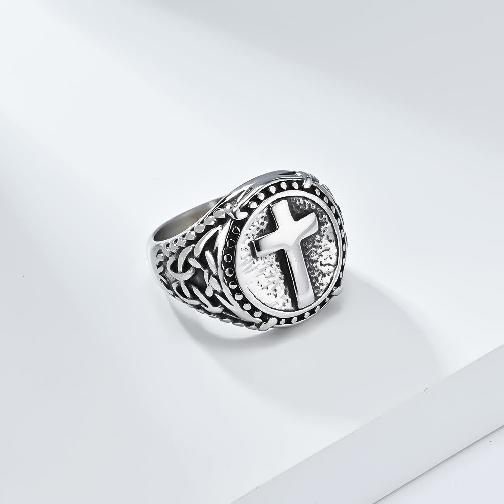 Bague robuste style minimaliste, foi divine