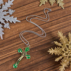 Collier pendentif de protection, style rétro multicolore, crucifié classique, pour la foi