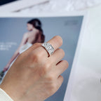 Anillo Ajustable Grabado Cruz Minimalista Plata de Ley 925 Fe