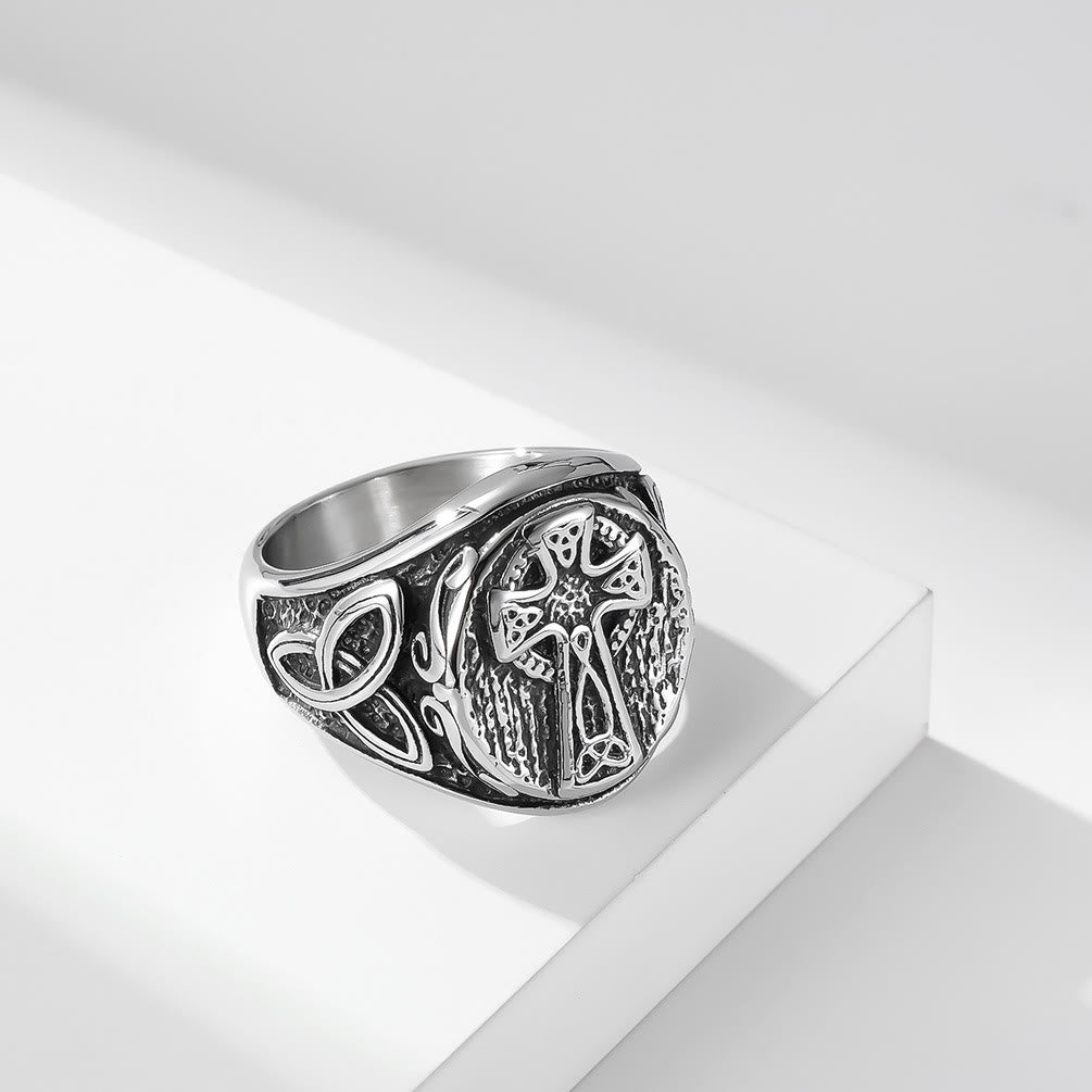 Bague Croix Celtique Foi Éternelle - Un Symbole de Dévotion Intemporelle