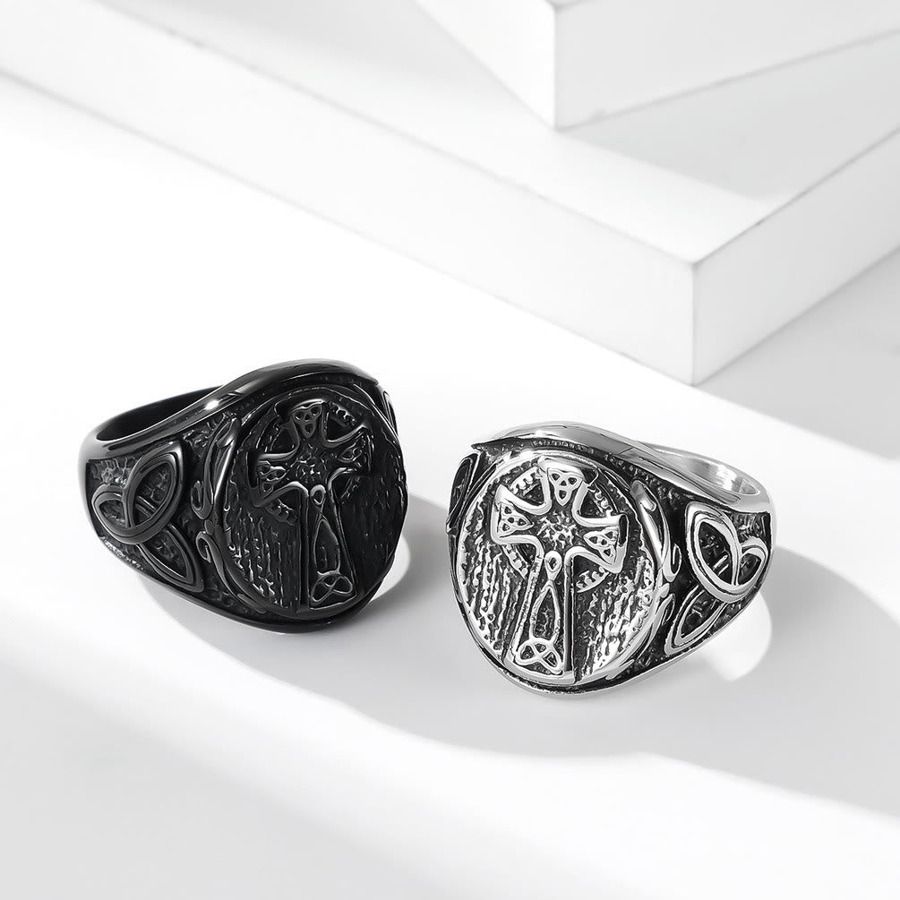Bague Croix Celtique Foi Éternelle - Un Symbole de Dévotion Intemporelle