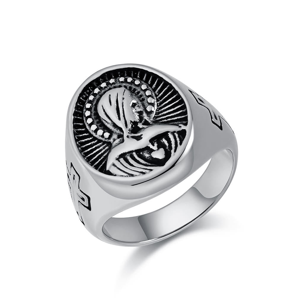 Anillo de la Santísima Virgen María Gracia Divina - Un Tributo al Amor Sagrado