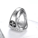 Anillo con Cruz del Escudo Templario - Un Emblema Sagrado de Valor y Fe