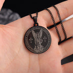 Collier médaillon Archange Saint Michel - Connectez-vous avec les Gardiens Célestes