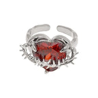 Bague Amour Divin et Épines : Un élégant emblème de dévotion spirituelle