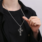 Collar de protección con el icono de la corona de espinas de Jesús - Encarnando el sacrificio de Cristo