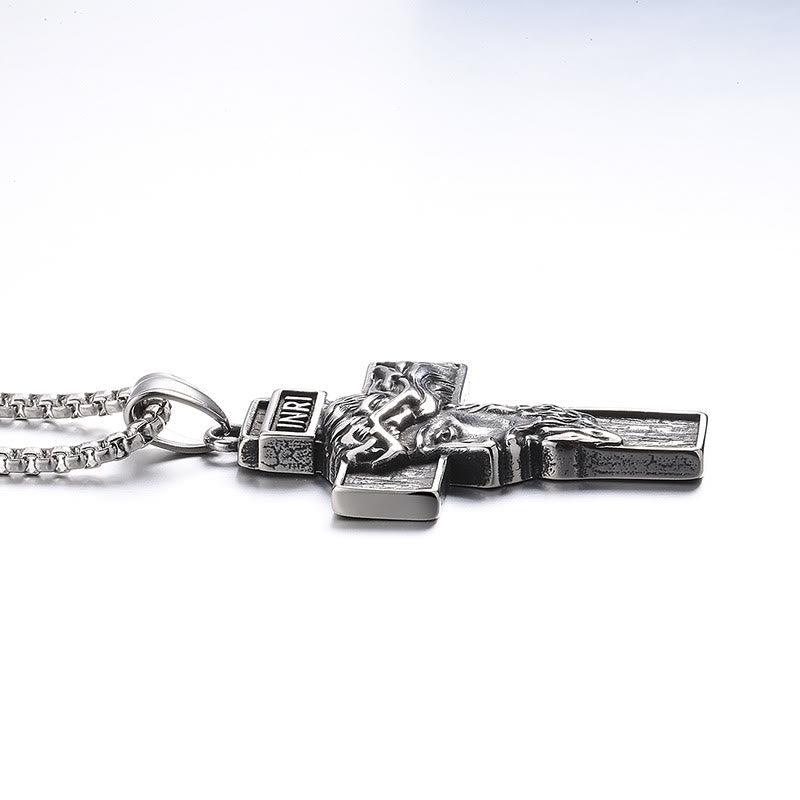 Collar de protección con el icono de la corona de espinas de Jesús - Encarnando el sacrificio de Cristo