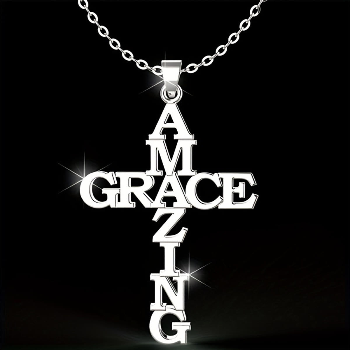 Collar Cruz GRACIA DIVINA: Un Testimonio del Amor Divino