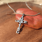 Collar Cruz GRACIA DIVINA: Un Testimonio del Amor Divino