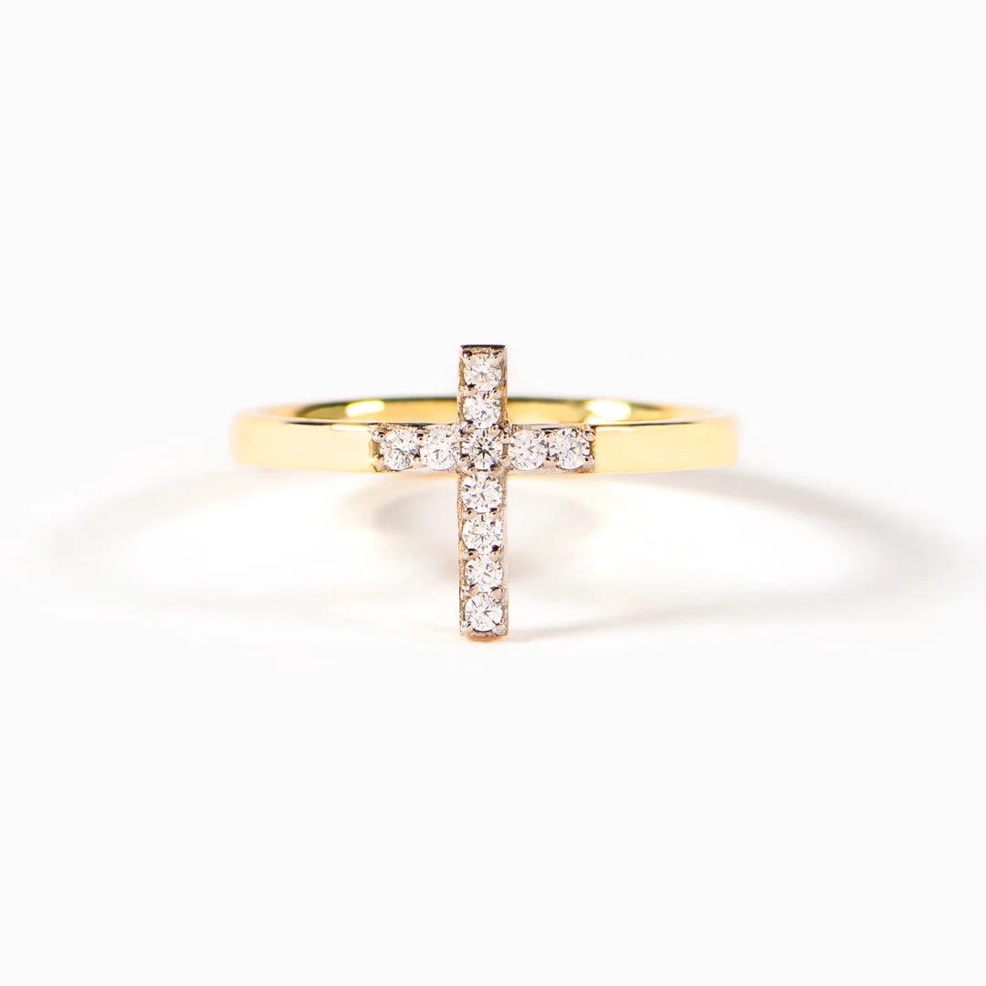 Croix en Argent 925 et Bague "Trust God" : Symboles d'Espoir