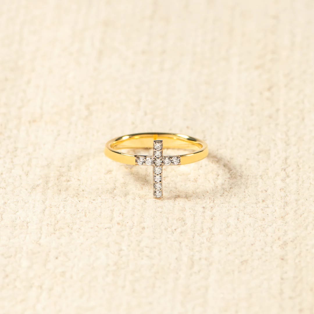 Croix en Argent 925 et Bague "Trust God" : Symboles d'Espoir