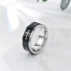 El Anillo Cruzado de Estilo Moderno y Minimalista: Un Símbolo de Fe y Estilo