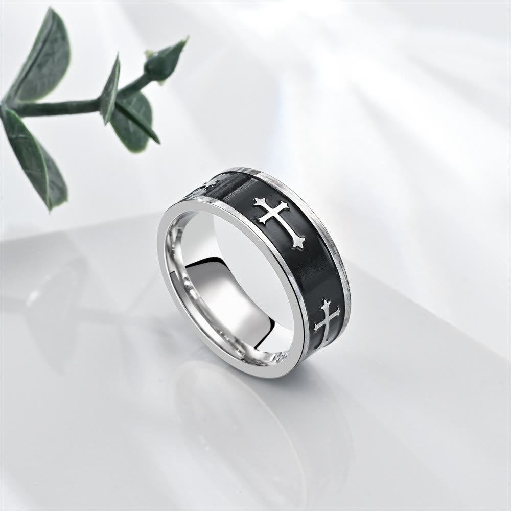 El Anillo Cruzado de Estilo Moderno y Minimalista: Un Símbolo de Fe y Estilo